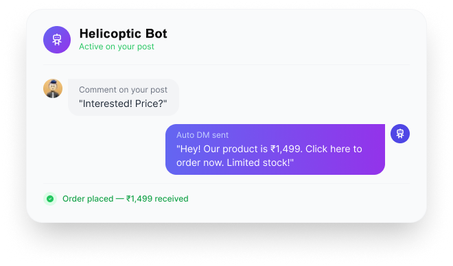 Turn Every Comment into a Sale