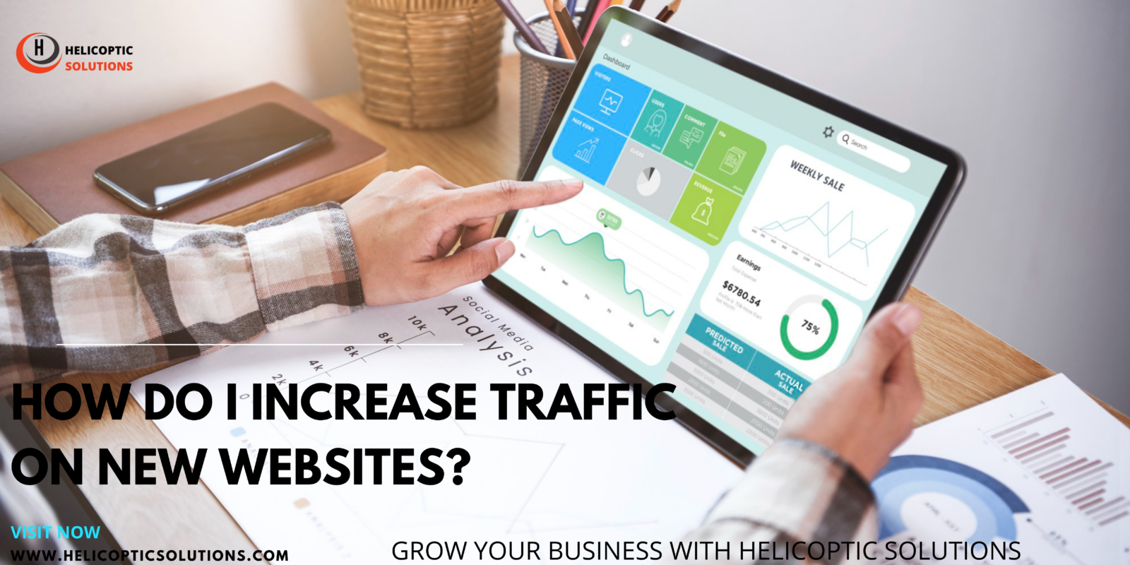 How do I increase traffic on new websites?